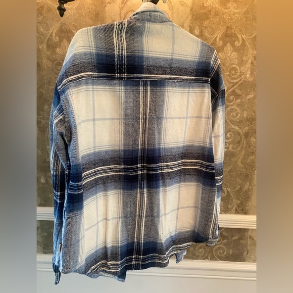 Hollister Blue and White button down - Picture 3 of 3